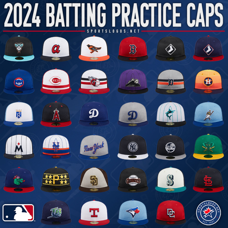 2024 MLB Batting Practice Hats Bracket BracketFights