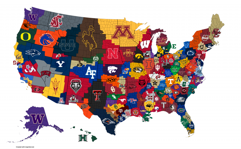 64 Team CFB Bracket Bracket - BracketFights