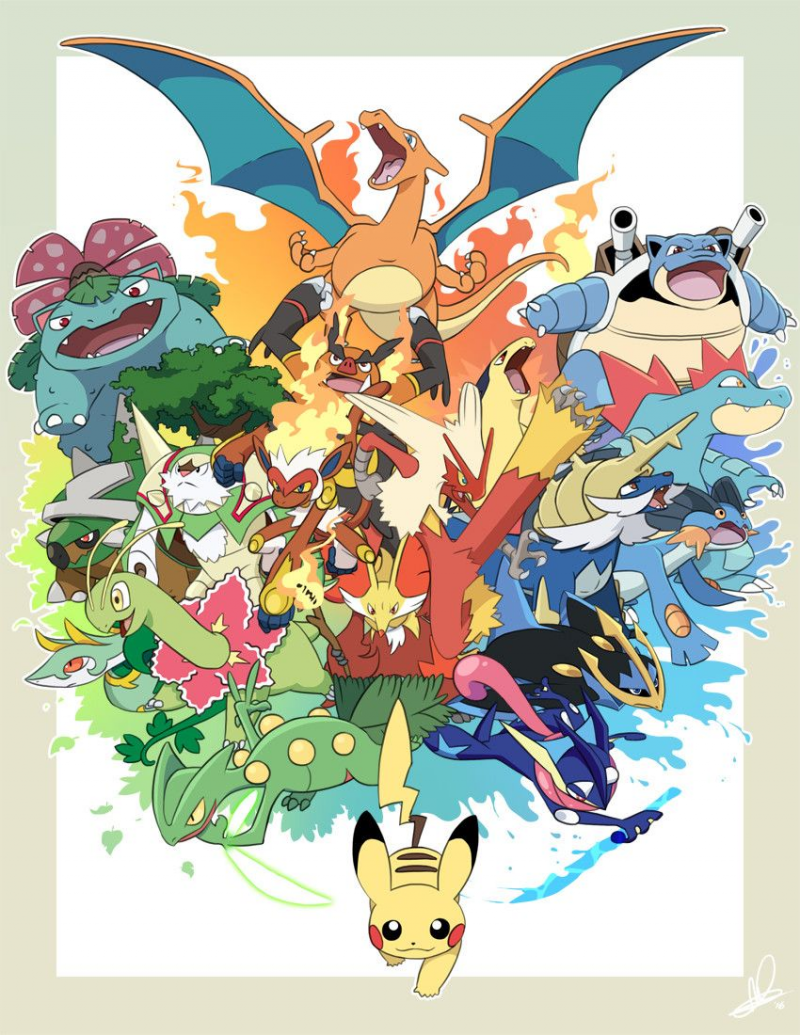 All Pokemon planta/grass Bracket - BracketFights