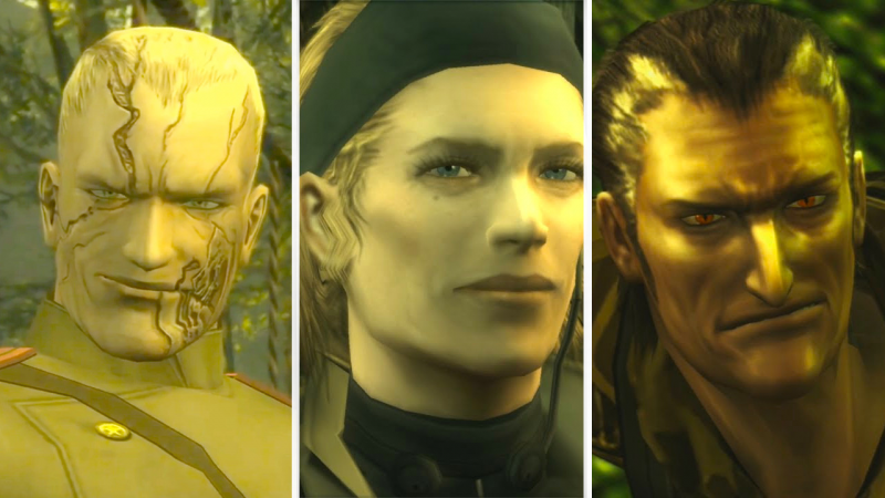 metal gear solid 3 bosses in order